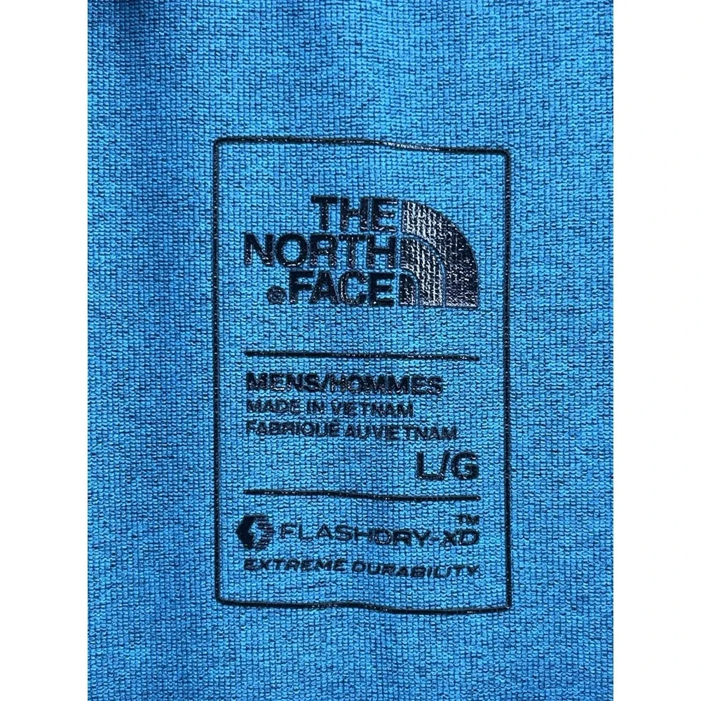 The North Face Men's L FlashDry XD 1/4 Zip Pullover Blue Outdoor Shirt